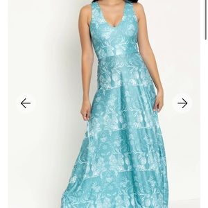 Blackmilk SIZE M - winter return of the jackalope maxi sleeveless dress